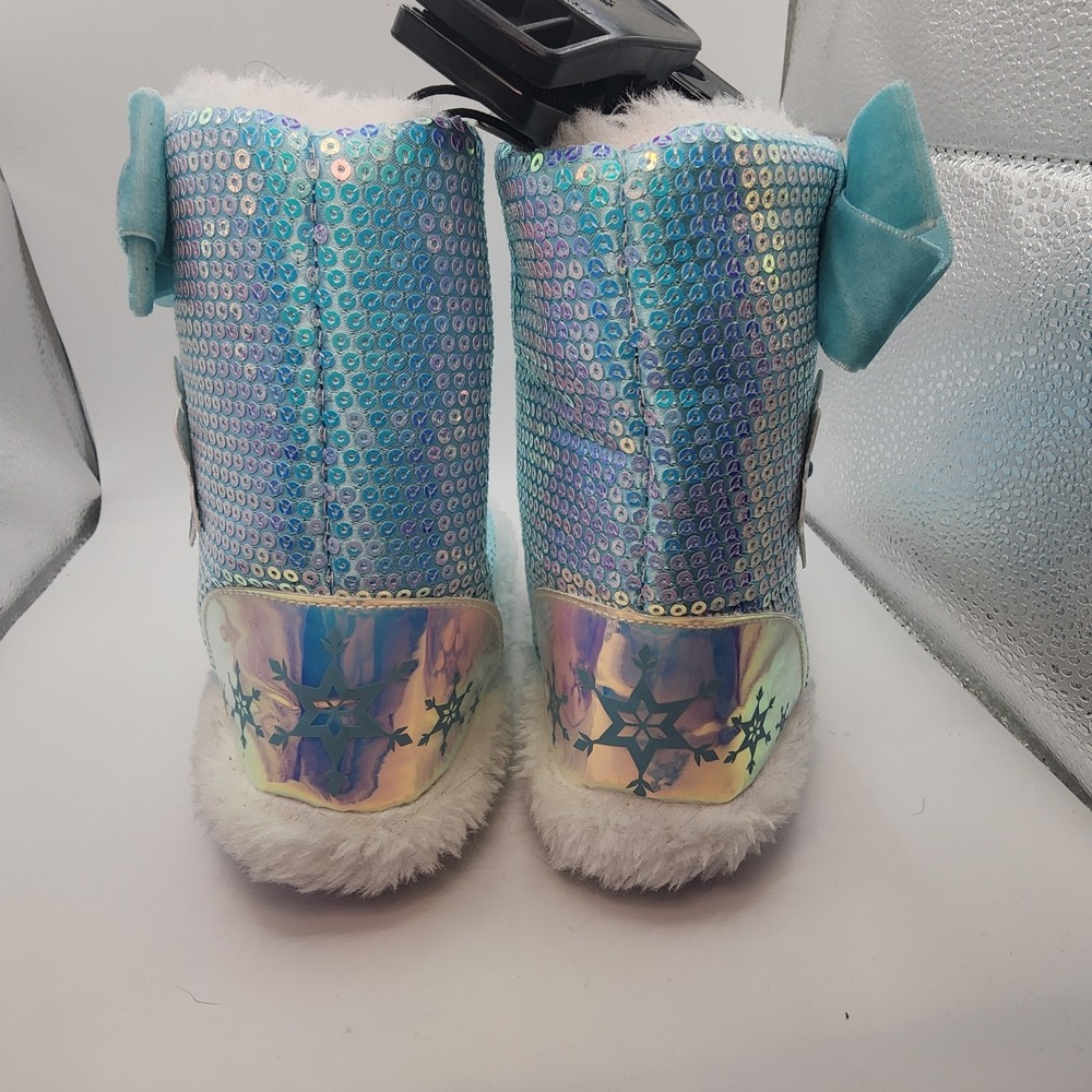 New Frozen Toddler Girls Slipper Bootie In 9-10 ~New with Tags- - Picture 4 of 9
